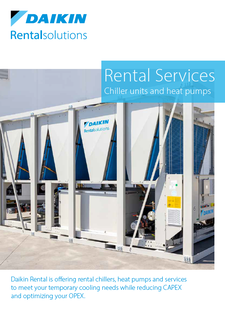 Daikin Rental Services - Chiller units  Heat Pumps_Product profile_ECPEN22-901_English download